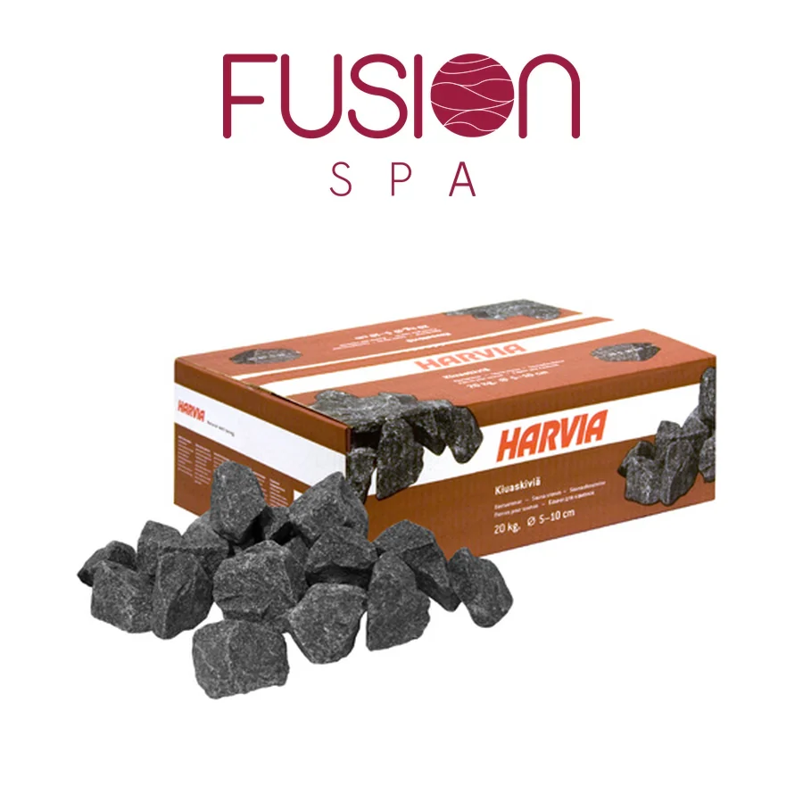 Pierres de sauna Harvia Stone, carton de 20 kg