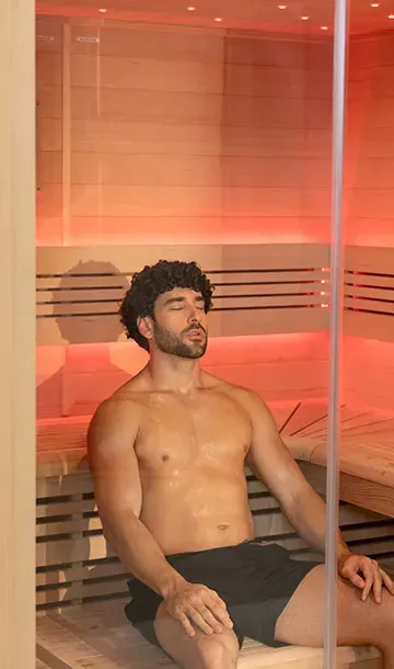 Moment de détente dans le sauna Utopia