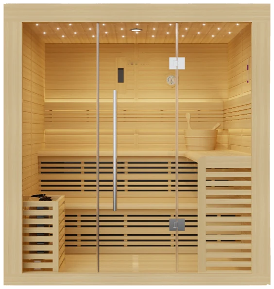 Sauna Utopia 6, vue de face