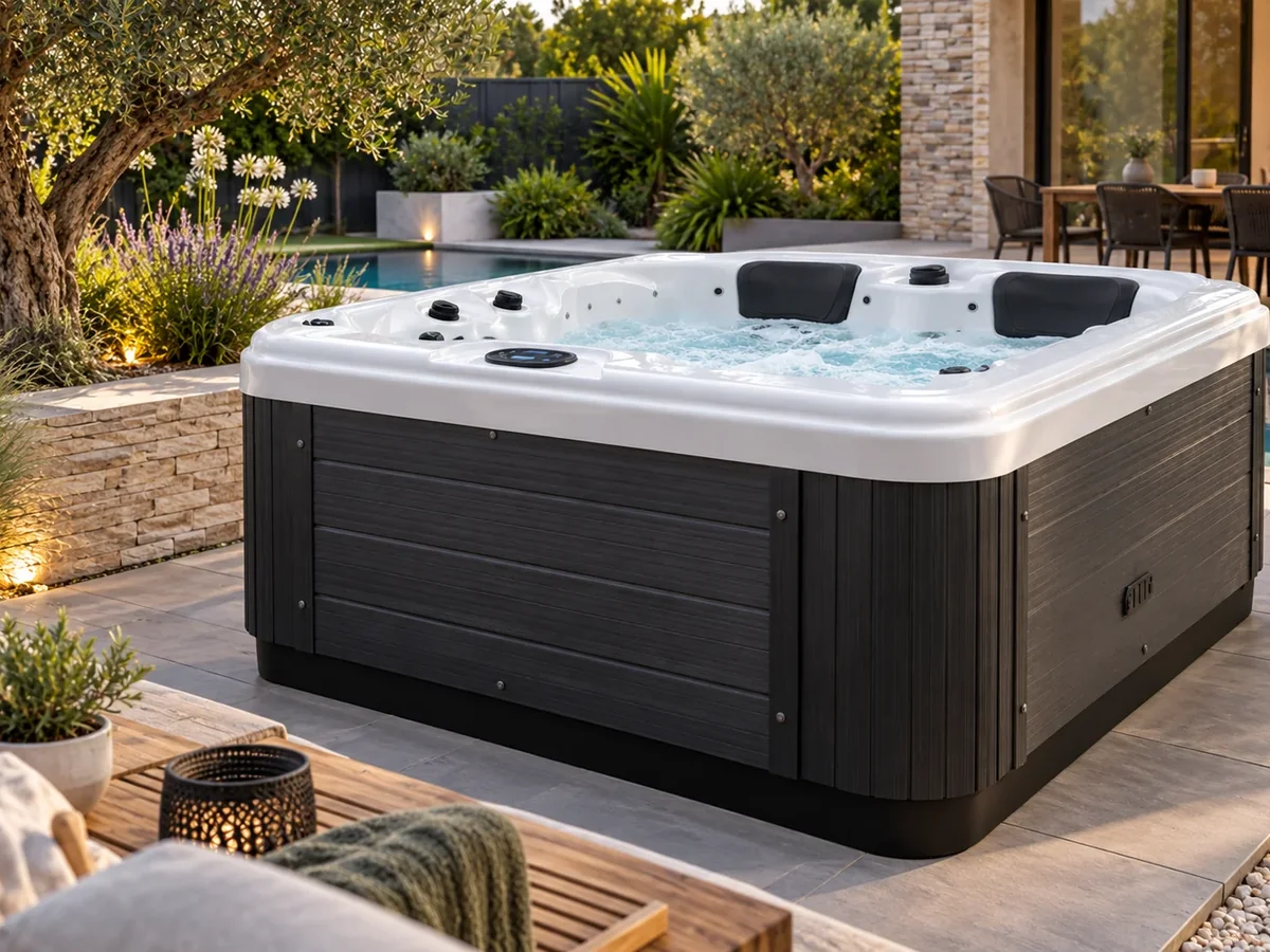 Spa Mirana 3 places installé en extérieur