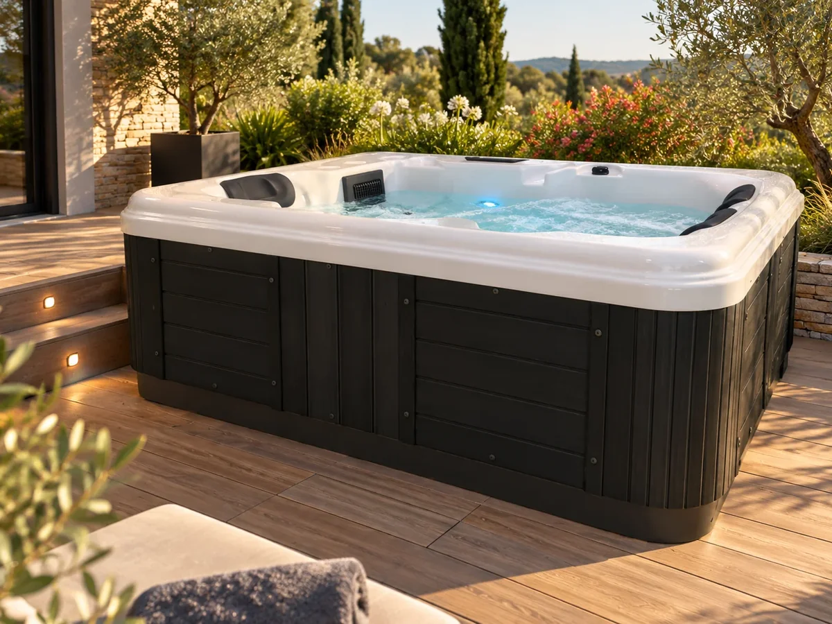 Spa Pianosa 3 places installé en extérieur