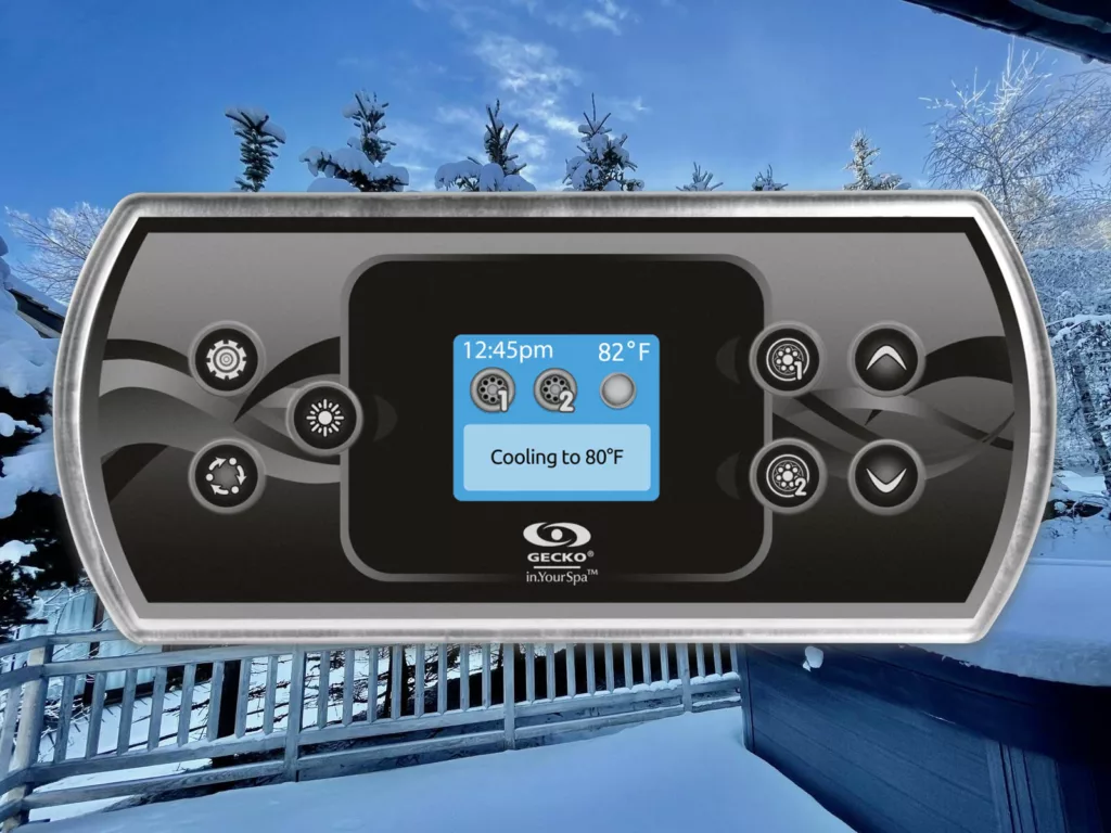 Clavier spa K500 Gecko, Contrôle facile et pratique pour votre spa